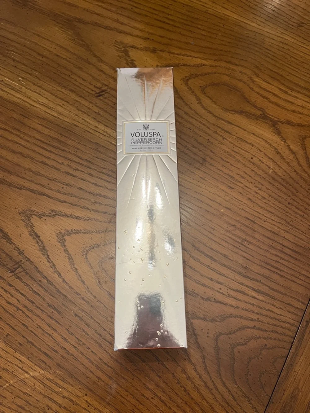 Voluspa Silver Birch & Peppercorn Reed Diffuser, new